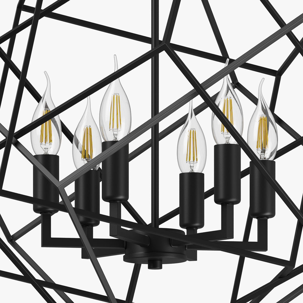 732267 Gabbia Lightstar Chandelier 3D model_4
