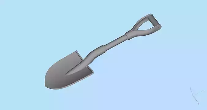 3D printable models  Shovel  for peterbilt truck Printing SLA