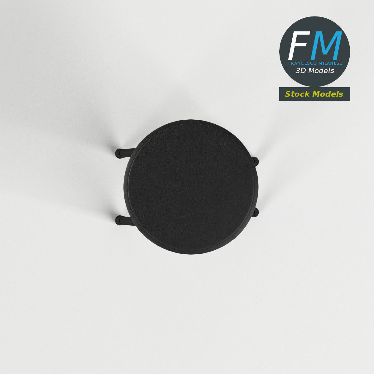 Folding stool 3 3D model_6