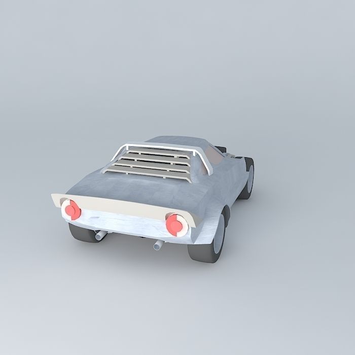 modified lancia stratos Free 3D model_1