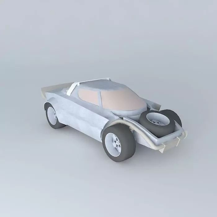 modified lancia stratos Free 3D model_0
