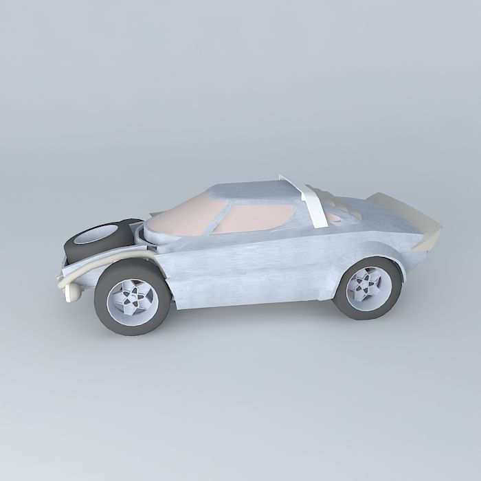 modified lancia stratos Free 3D model_2