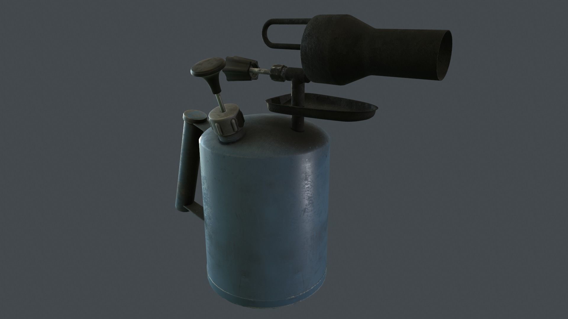 Blowlamp fire extinguisher Free 3D model_1