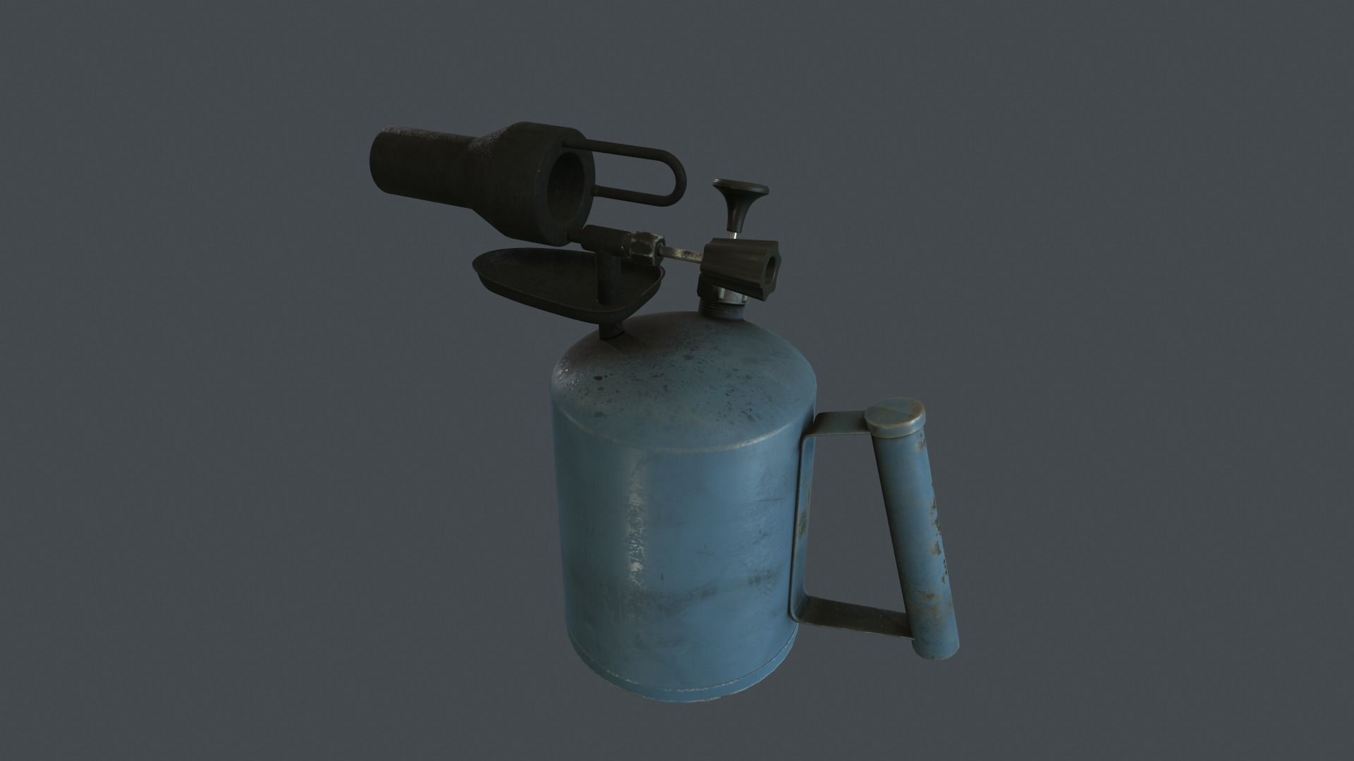 Blowlamp fire extinguisher Free 3D model_3