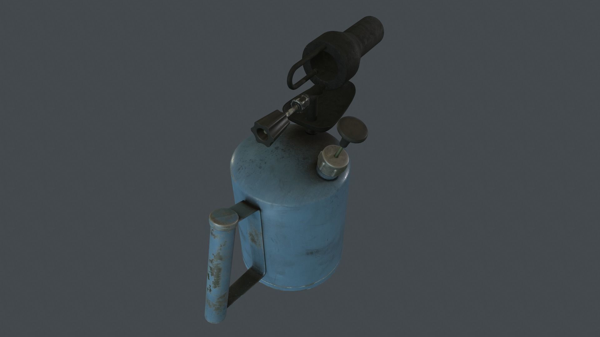 Blowlamp fire extinguisher Free 3D model_2