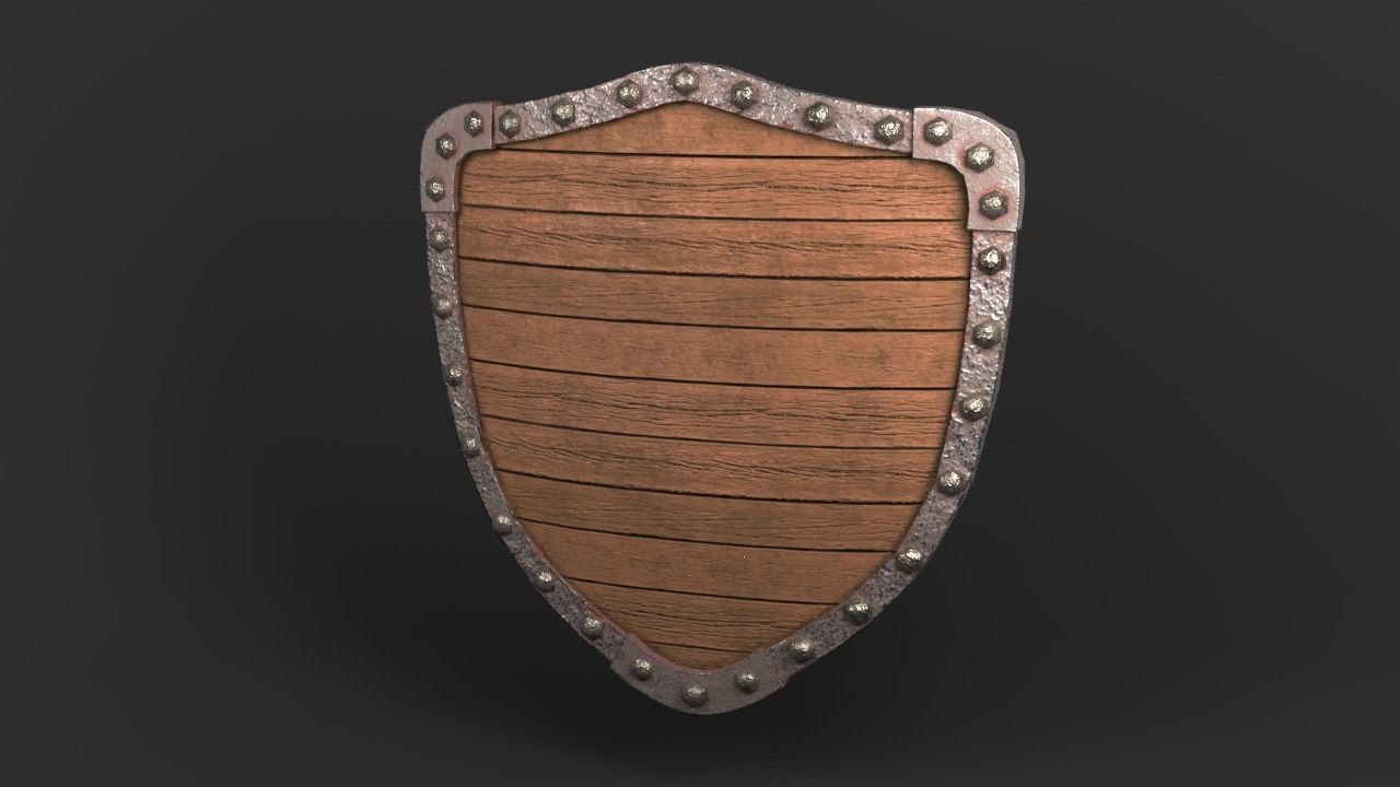 Shield pack  Low-poly 3D model_18