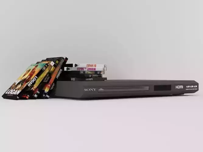 DVD Player and DVD Cover