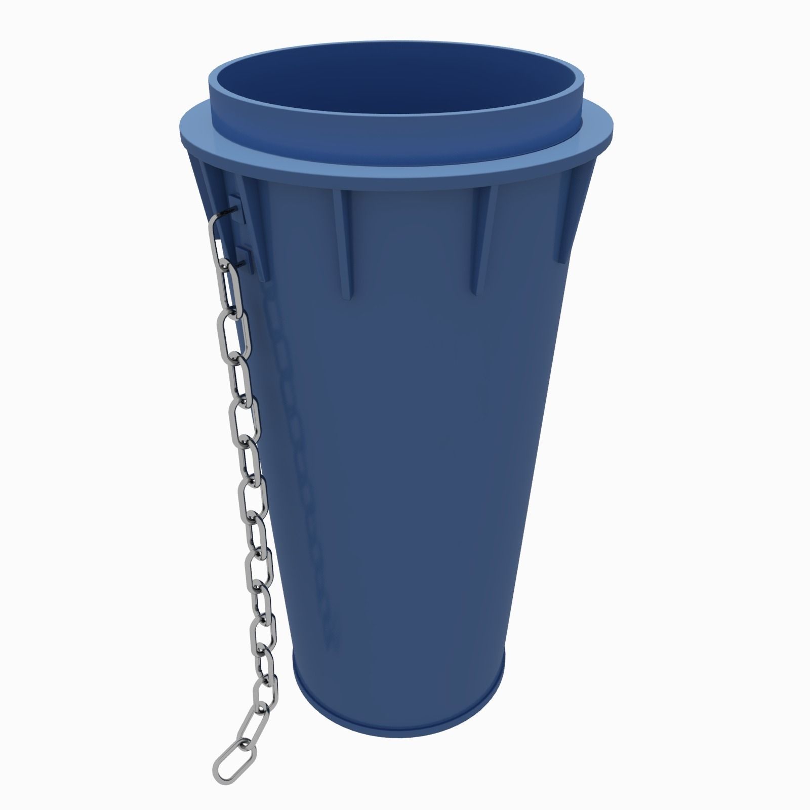 Rubble Shute Low-poly 3D model_3