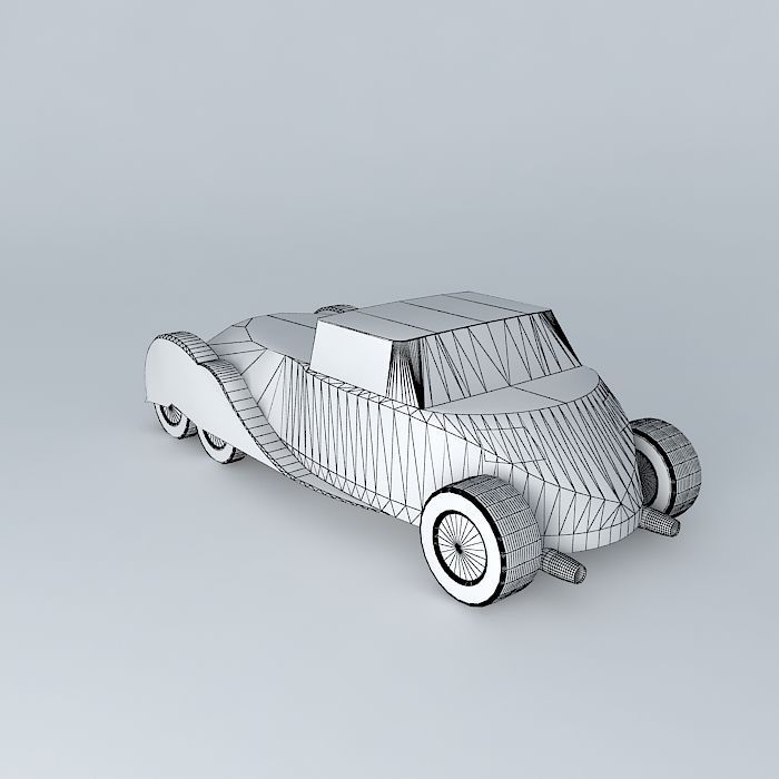 Hot Rod Free 3D model_4