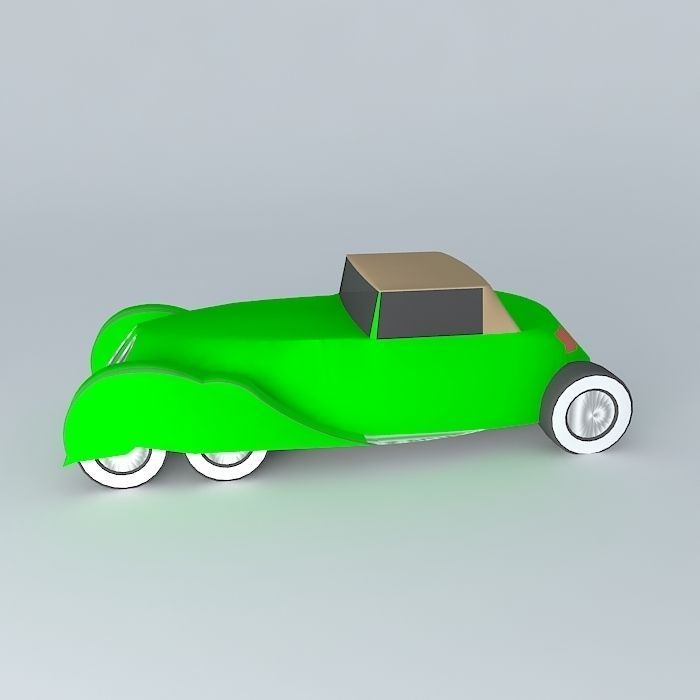 Hot Rod Free 3D model_2