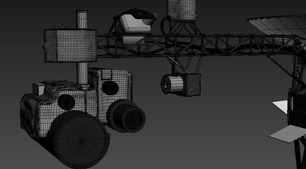 VOYAGER SATELLITE 3D model_15