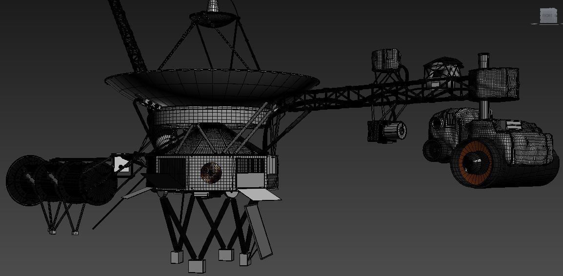 VOYAGER SATELLITE 3D model_11