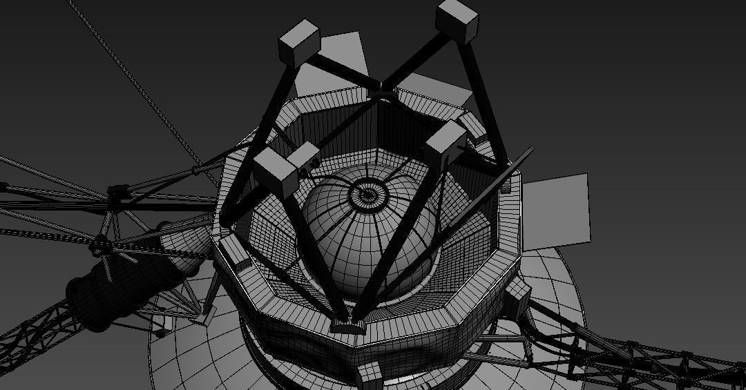 VOYAGER SATELLITE 3D model_21