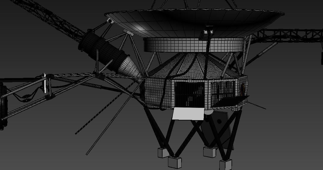 VOYAGER SATELLITE 3D model_18