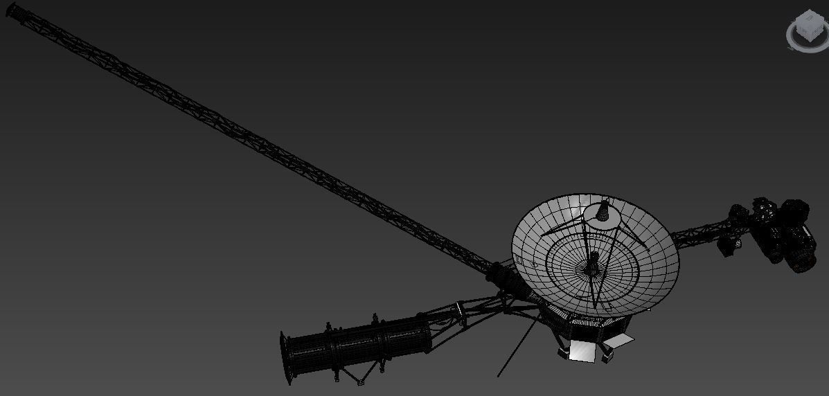 VOYAGER SATELLITE 3D model_13