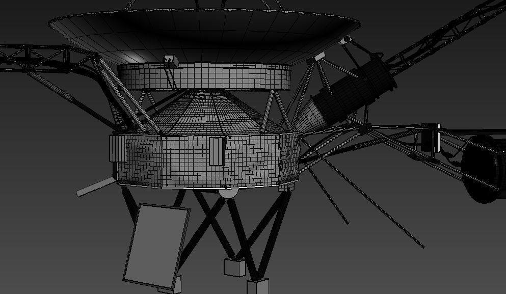 VOYAGER SATELLITE 3D model_16