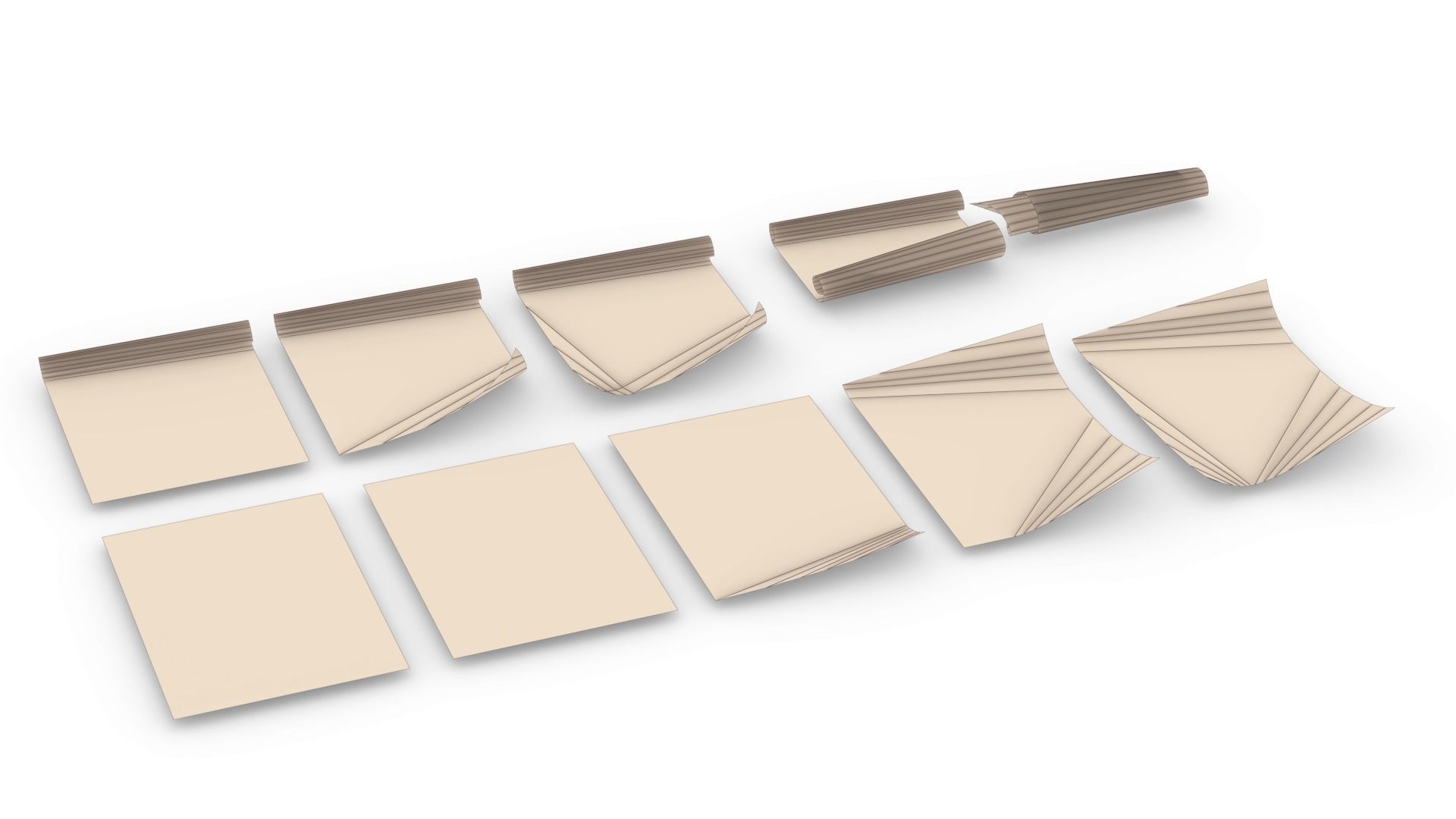 paper Pack Low-poly 3D model_5