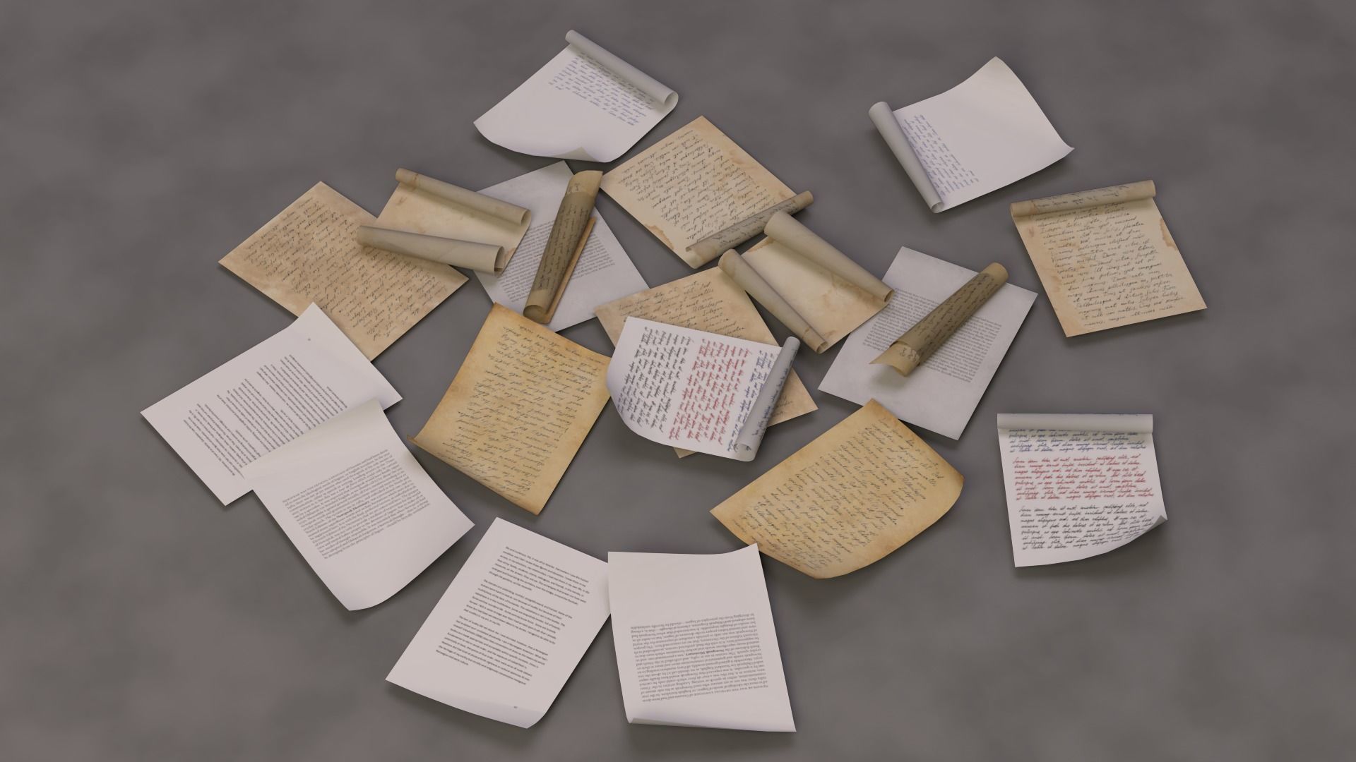 paper Pack Low-poly 3D model_1