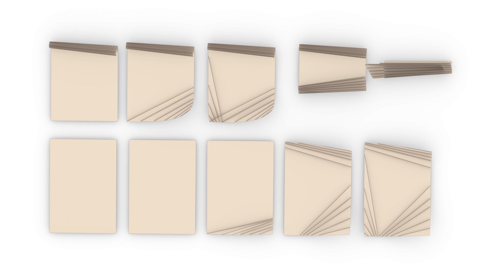 paper Pack Low-poly 3D model_4