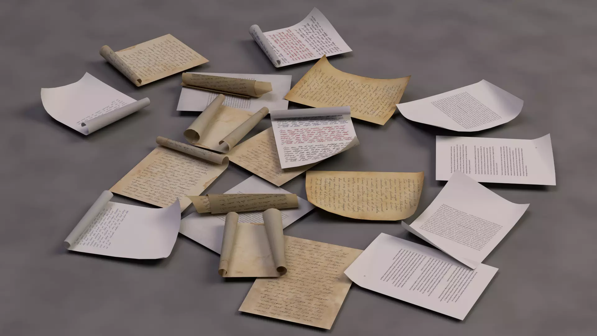 paper Pack Low-poly 3D model_0