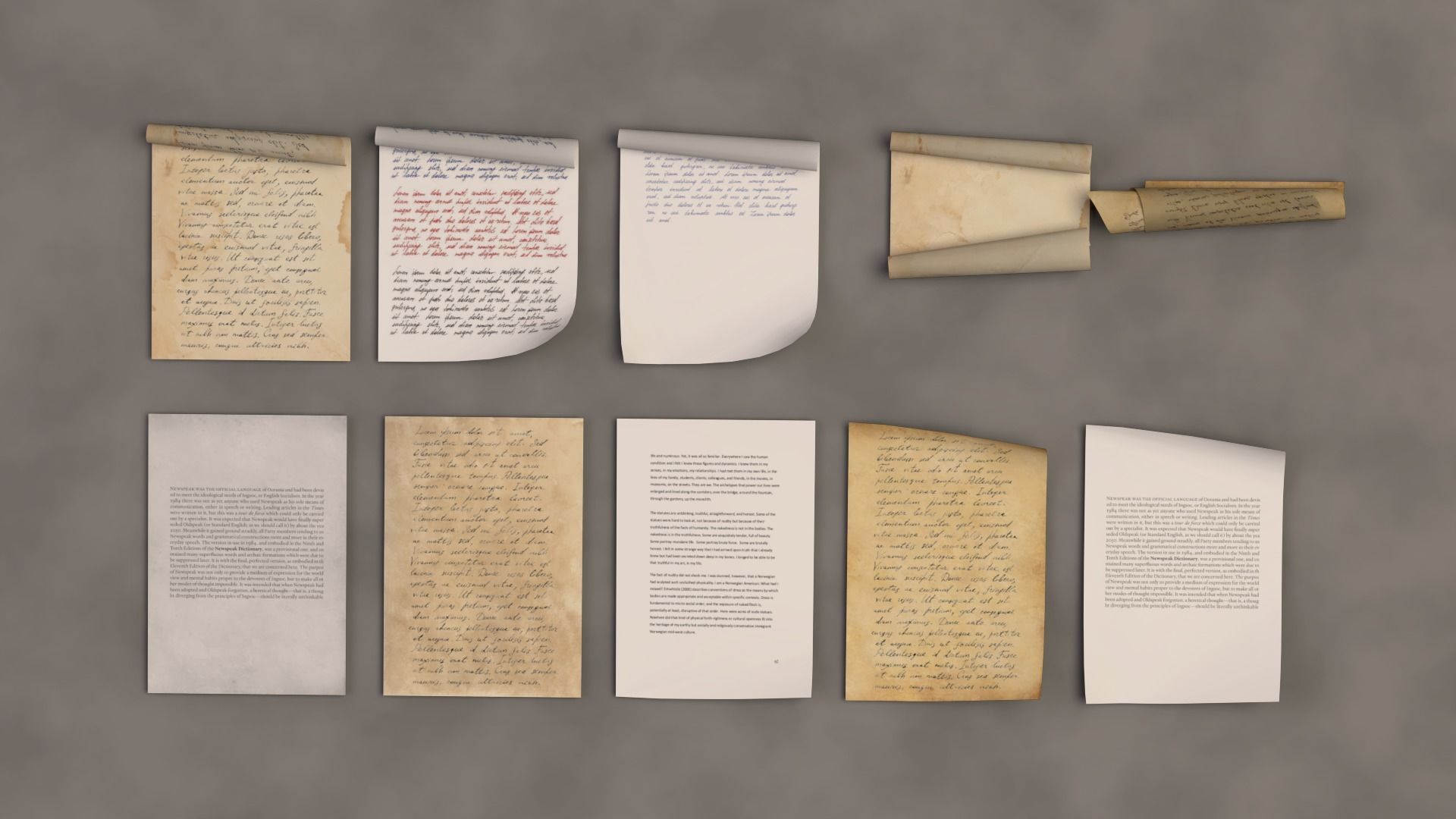paper Pack Low-poly 3D model_2