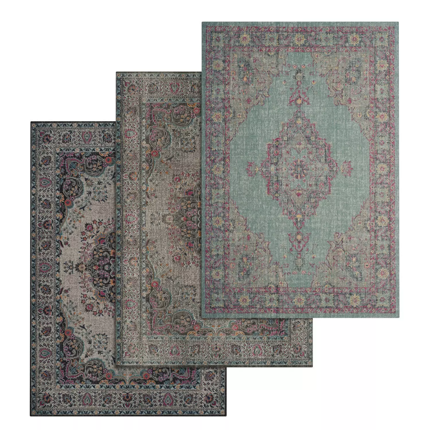 Rug Set 27 3D model_0