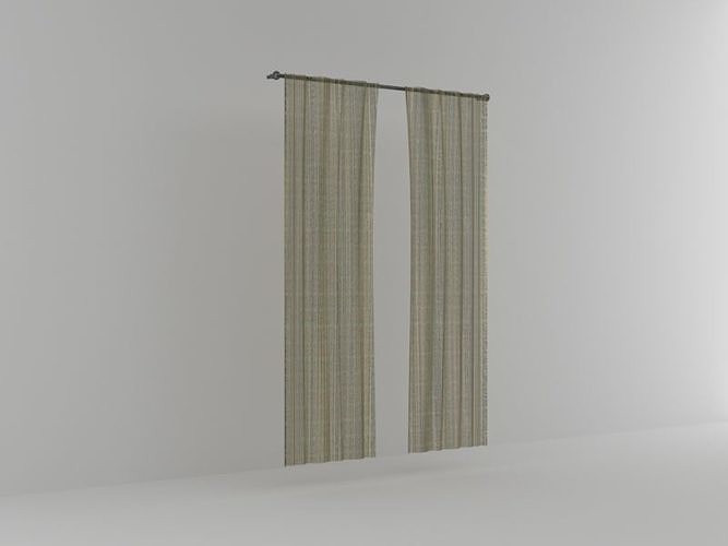 Perde Curtain Free 3D model