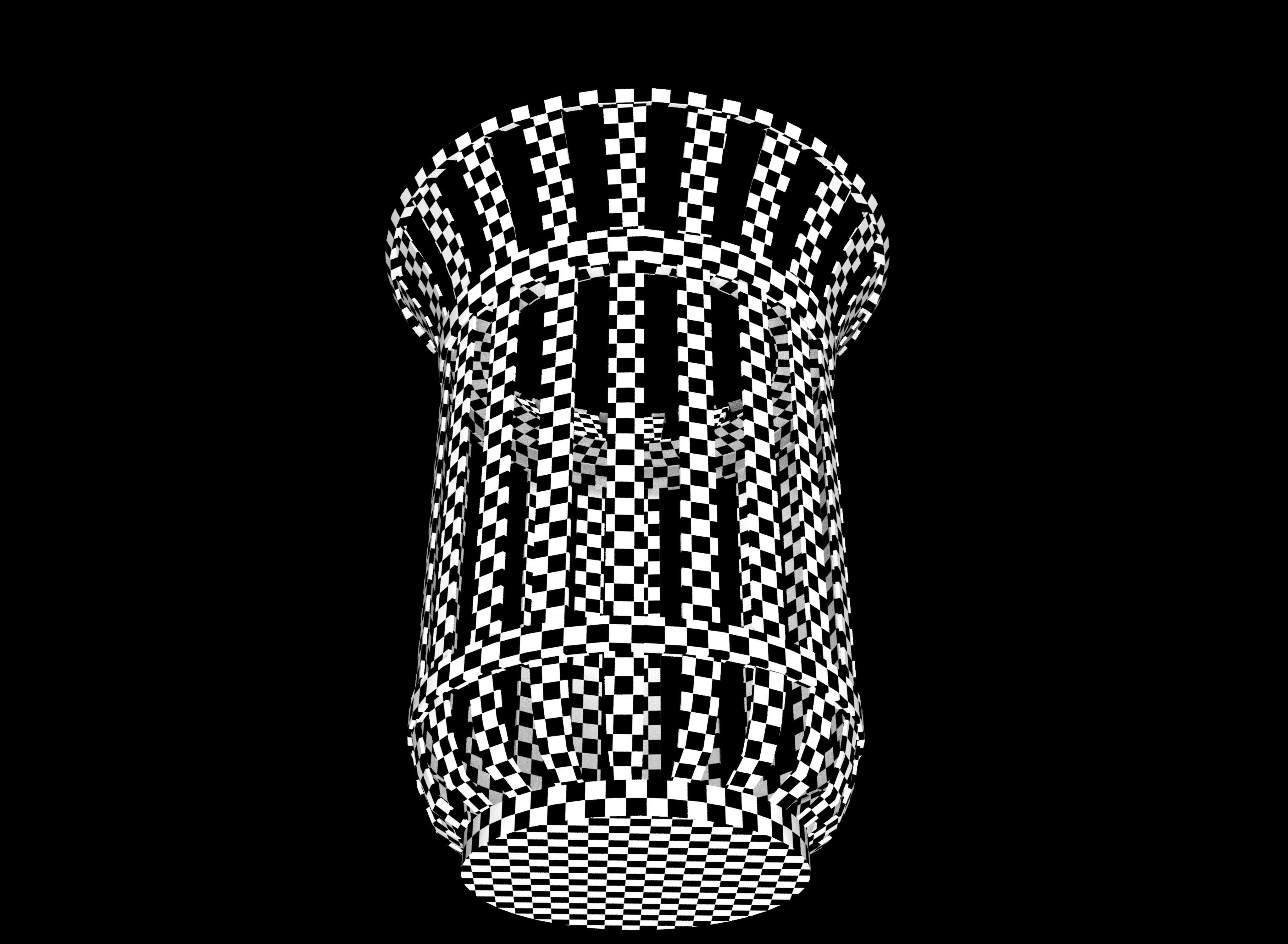 Trash can Low-poly 3D model_17