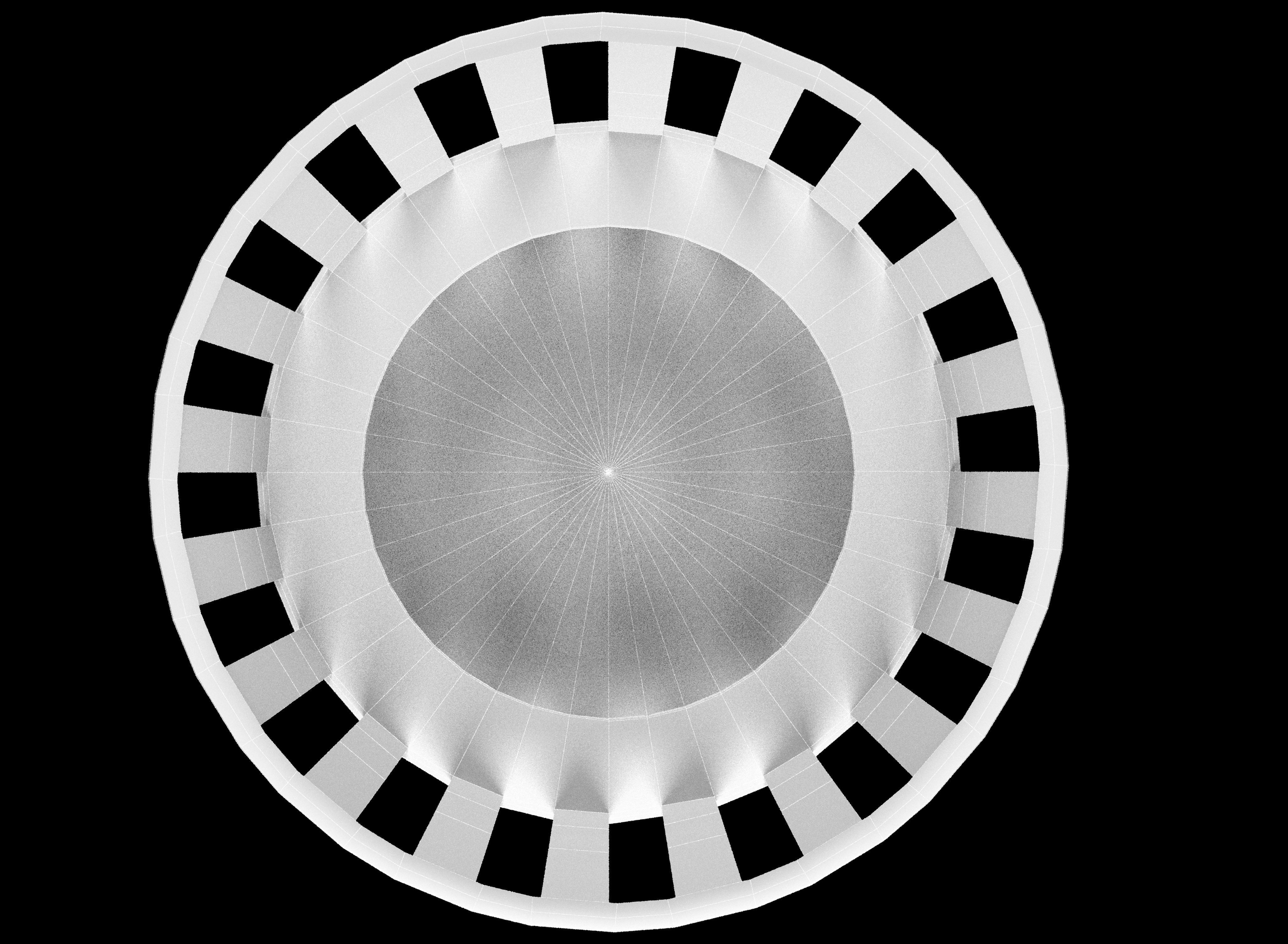 Trash can Low-poly 3D model_25