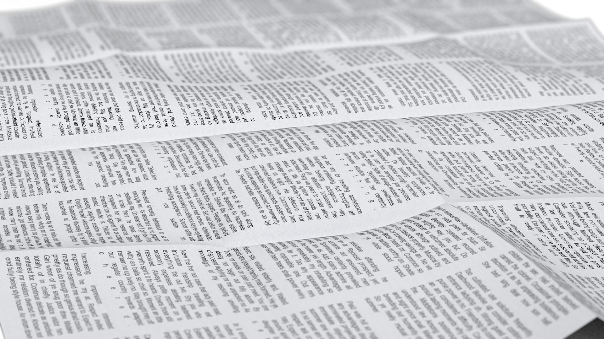 Paper map 3D model_1