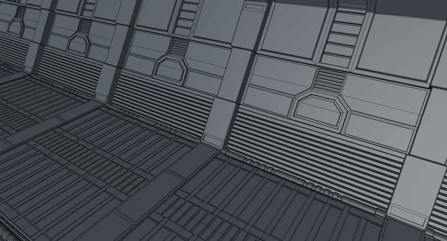 Sci Fi Corridor 3D model_20