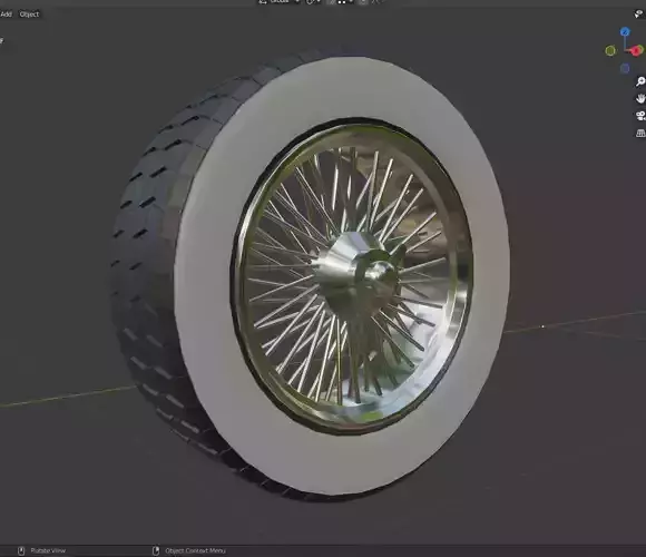 Vintage Whell tire rim 