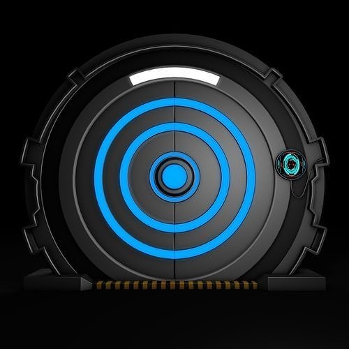 Sci Fi Door 3D model