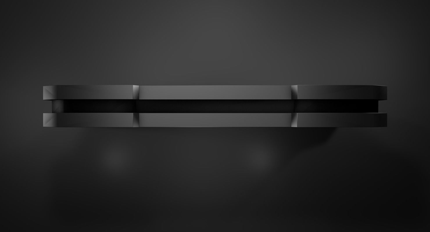 Sci Fi Door Low-poly 3D model_6