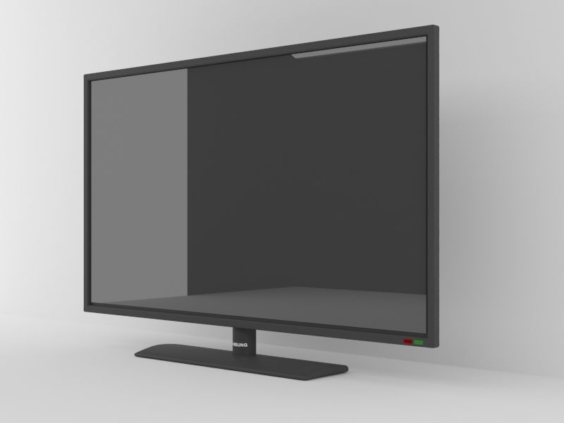 Television tv screen Free 3D model_2