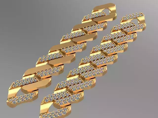 cuban chain bracelet just stl