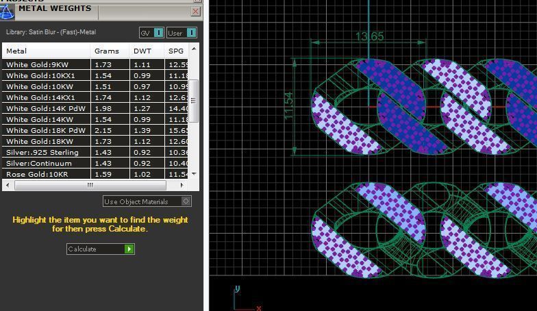 cuban chain or necklace 1mm size stone STL 3D model_13