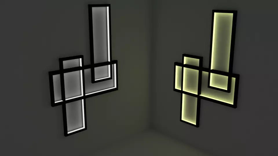 Wall Lamp Free 3D model_0
