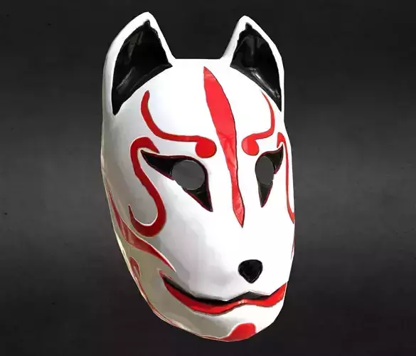 Japanese Kitsune Fox Mask