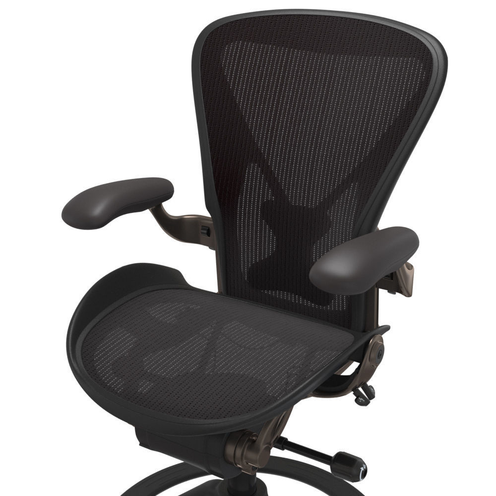 Herman Miller Aeron Stool 3D model_12