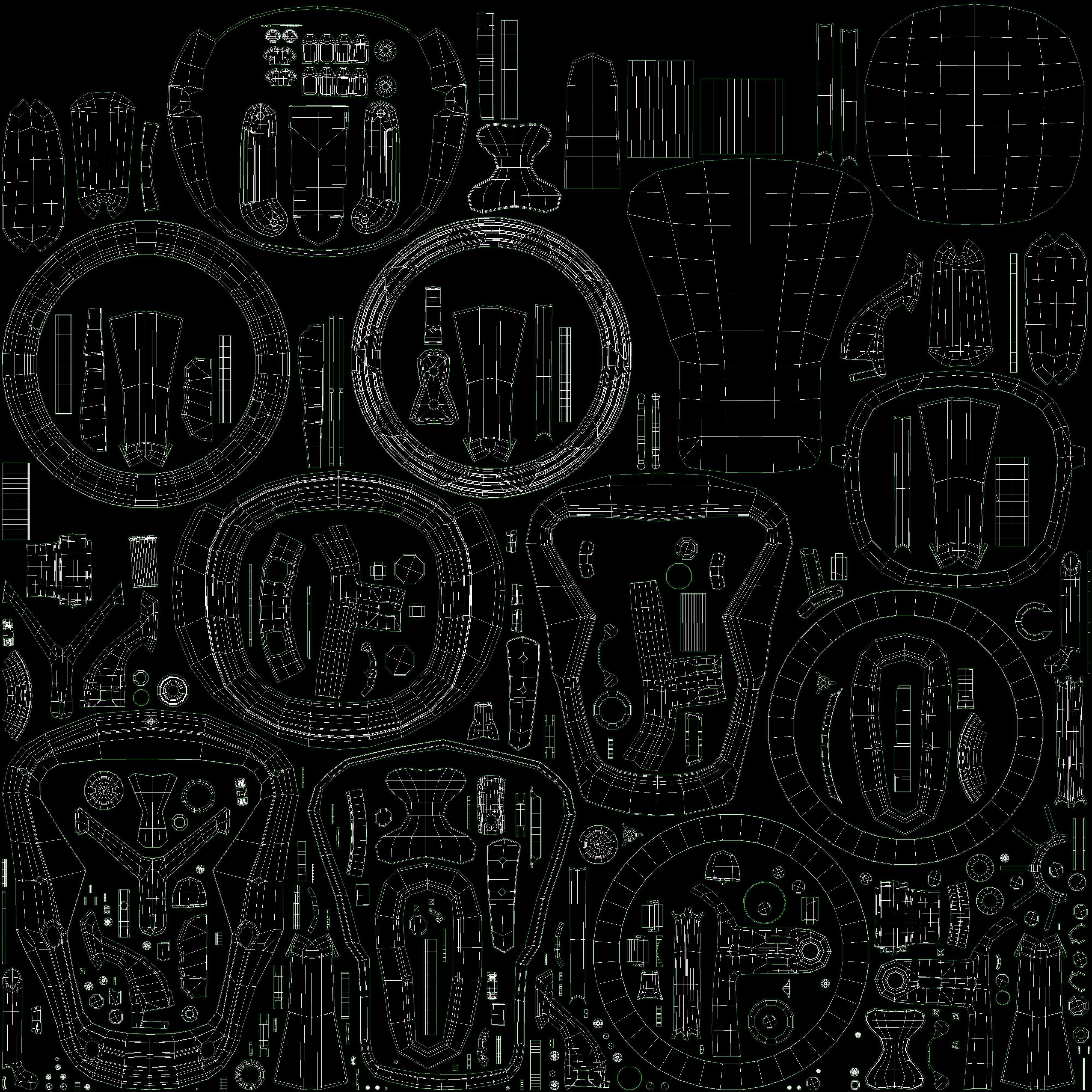 Herman Miller Aeron Stool 3D model_16