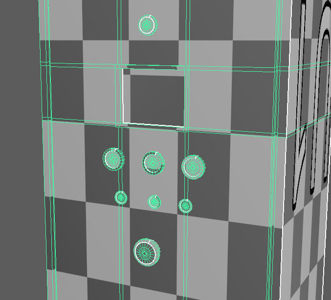 Rusty control box Low-poly 3D model_8