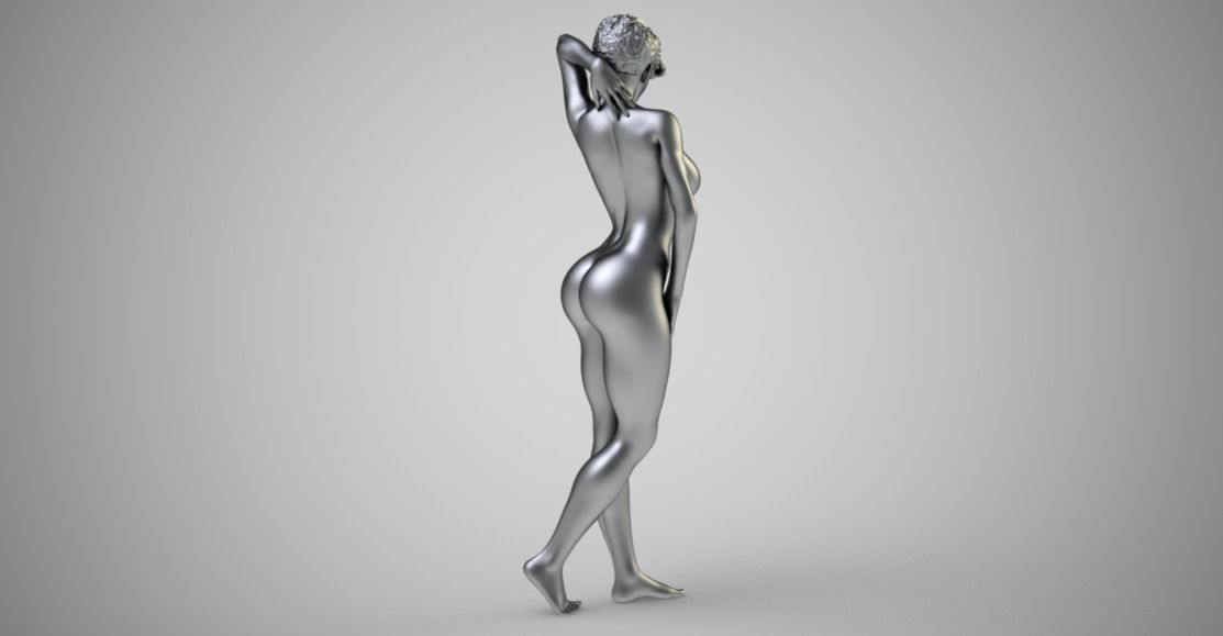Art Pose 2 3D print model_6