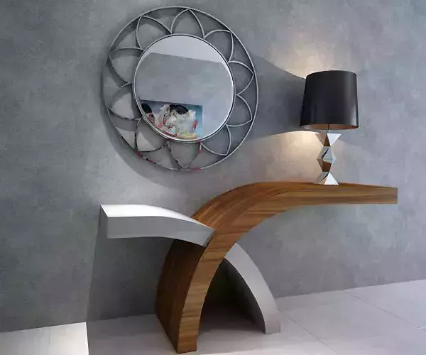 3D CONSOLE MODEL modern table design