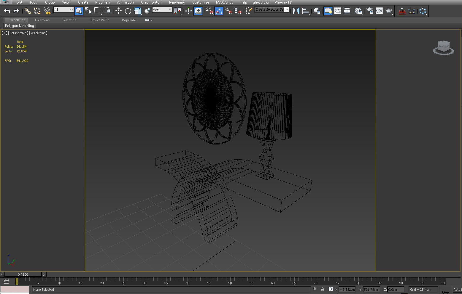 3D CONSOLE MODEL modern table design 3D model_5