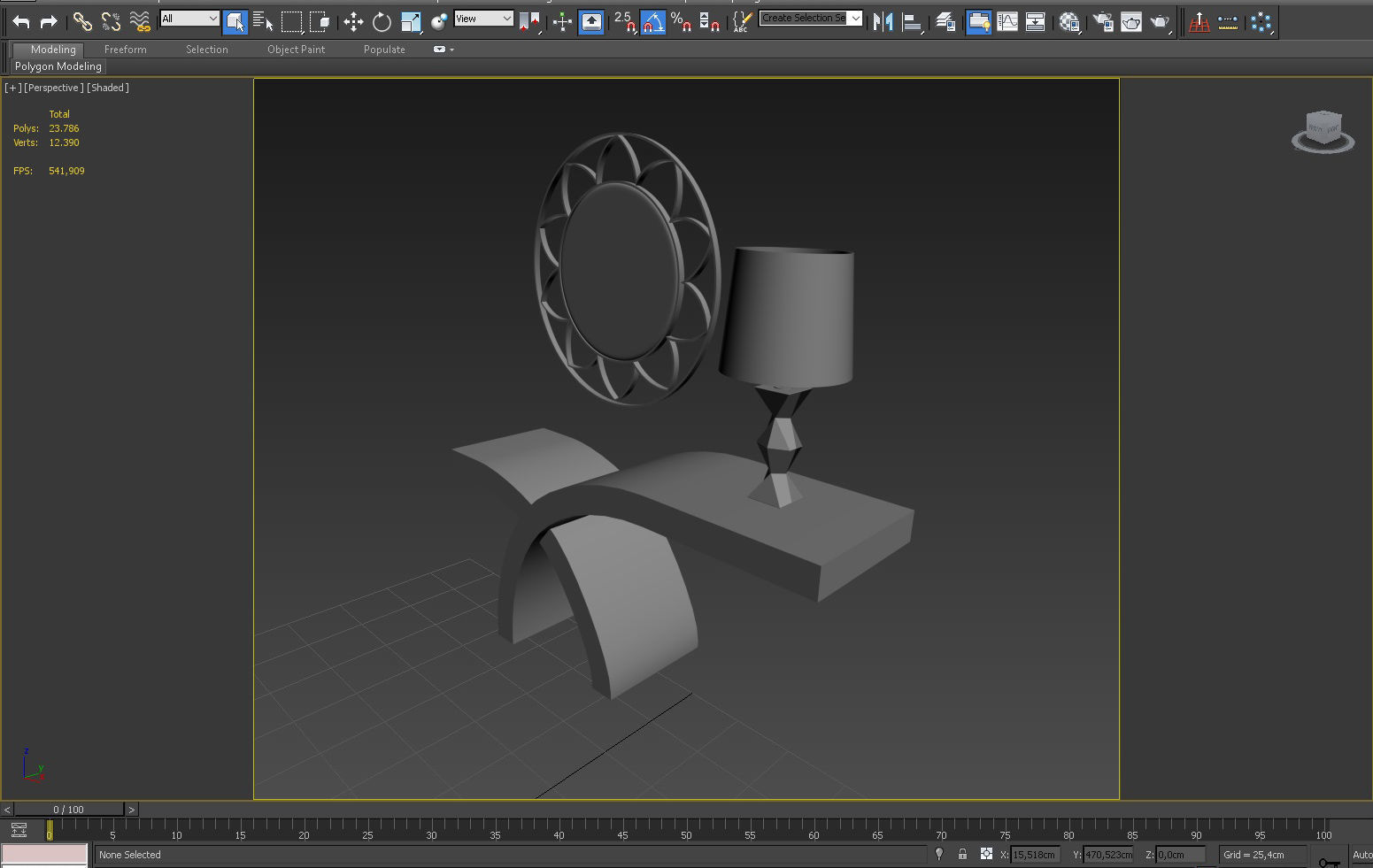 3D CONSOLE MODEL modern table design 3D model_4