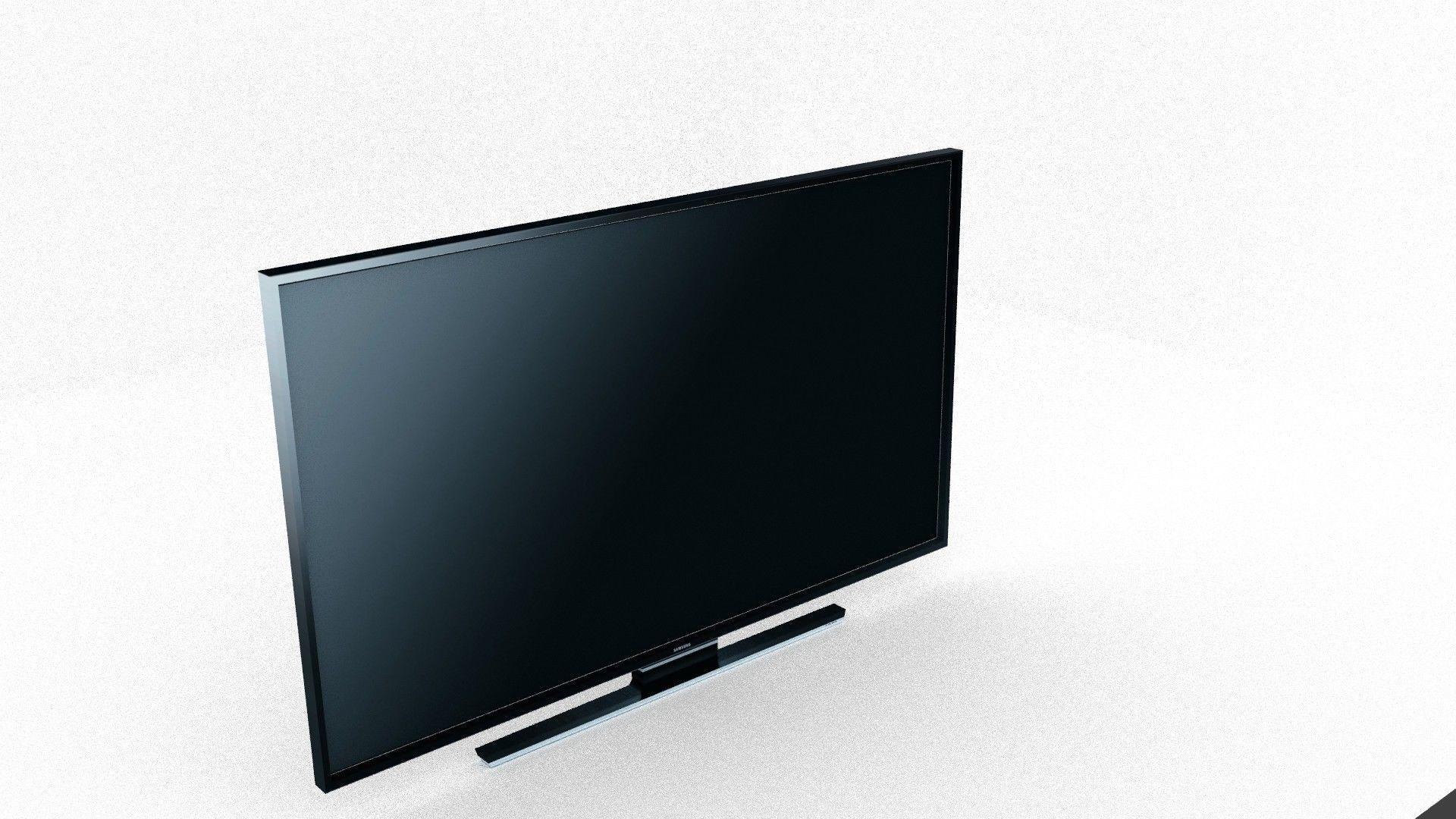 LED low poly 3d samsung smart tv Low-poly 3D model_1