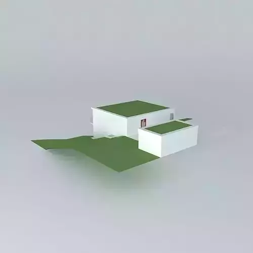 Green Rooftop Family House