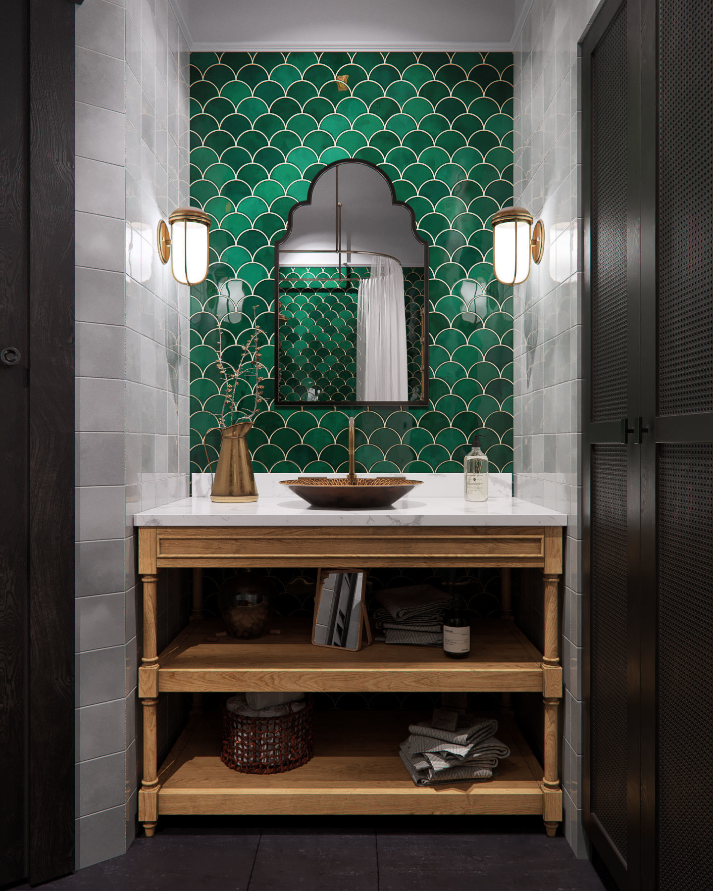 Fish tiles 3D model_4