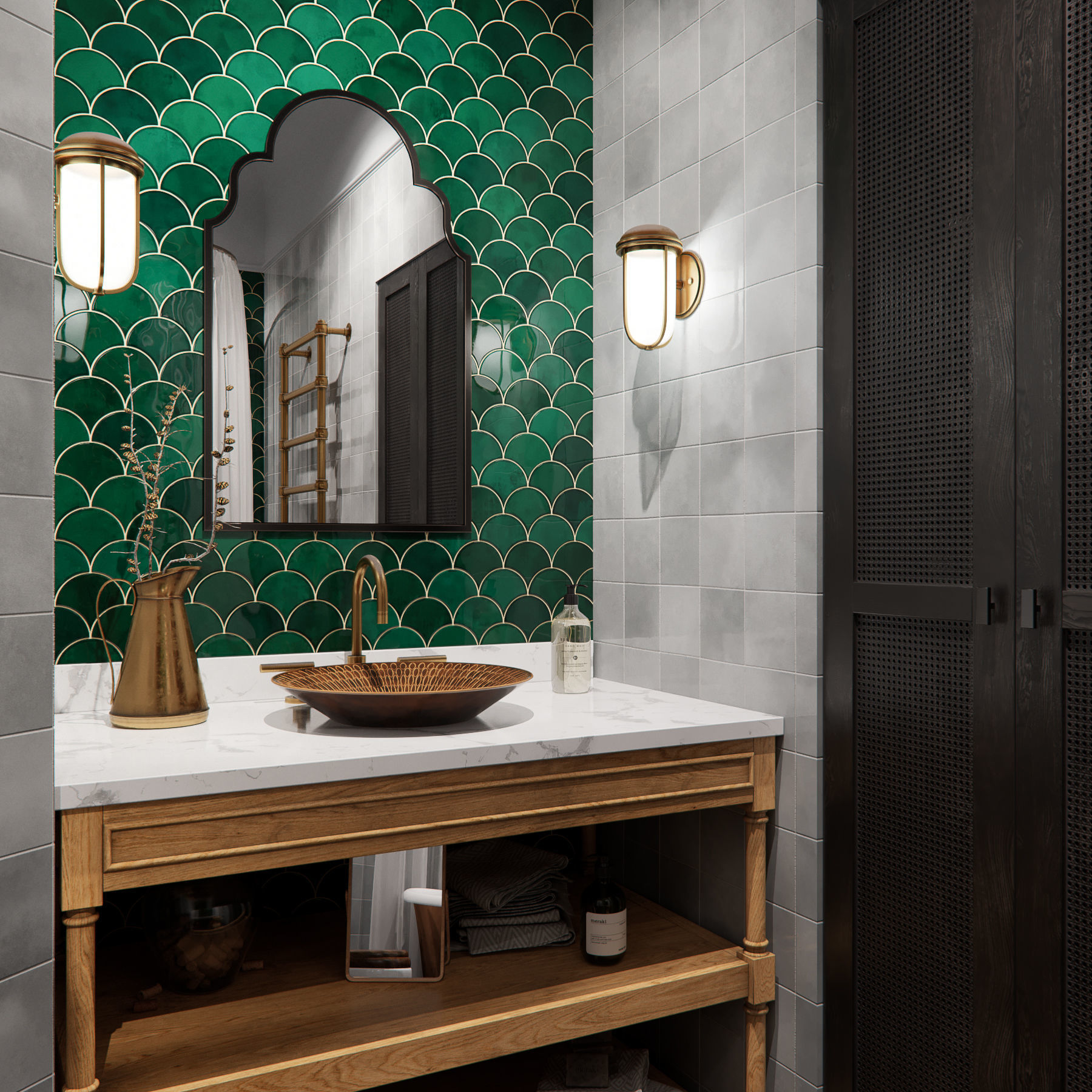 Fish tiles 3D model_3